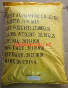 Polyaluminium Chloride - PAC bao vàng chữ đen